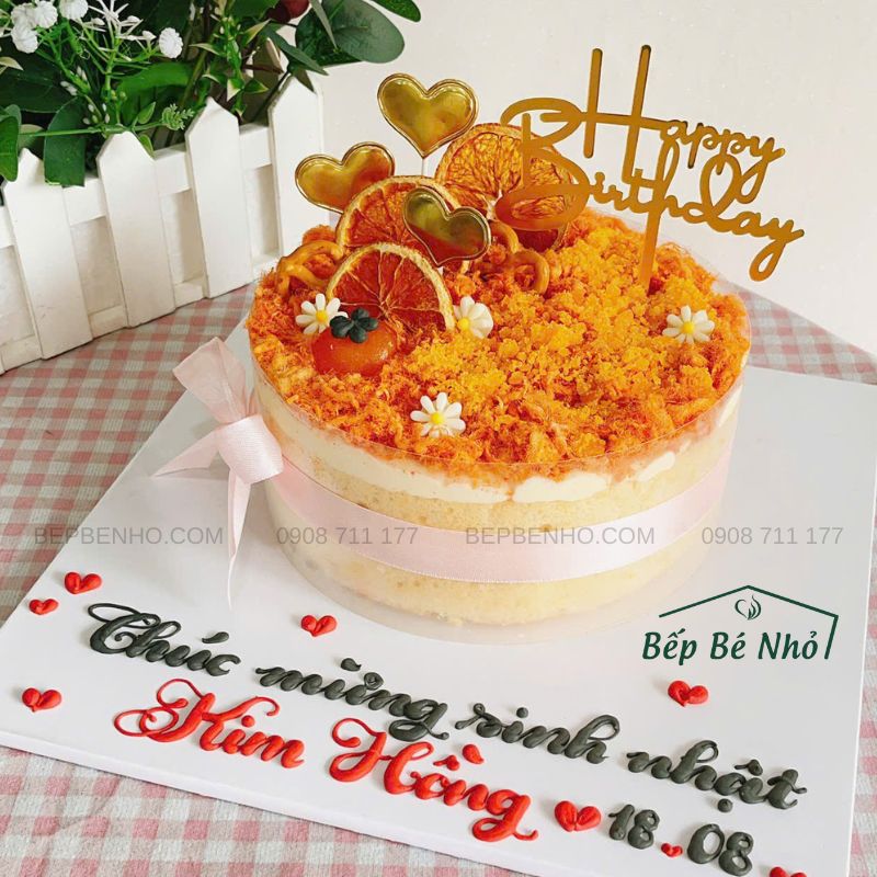 Bánh Sinh Nhật Bông Lan Trứng Muối - Ảnh 11