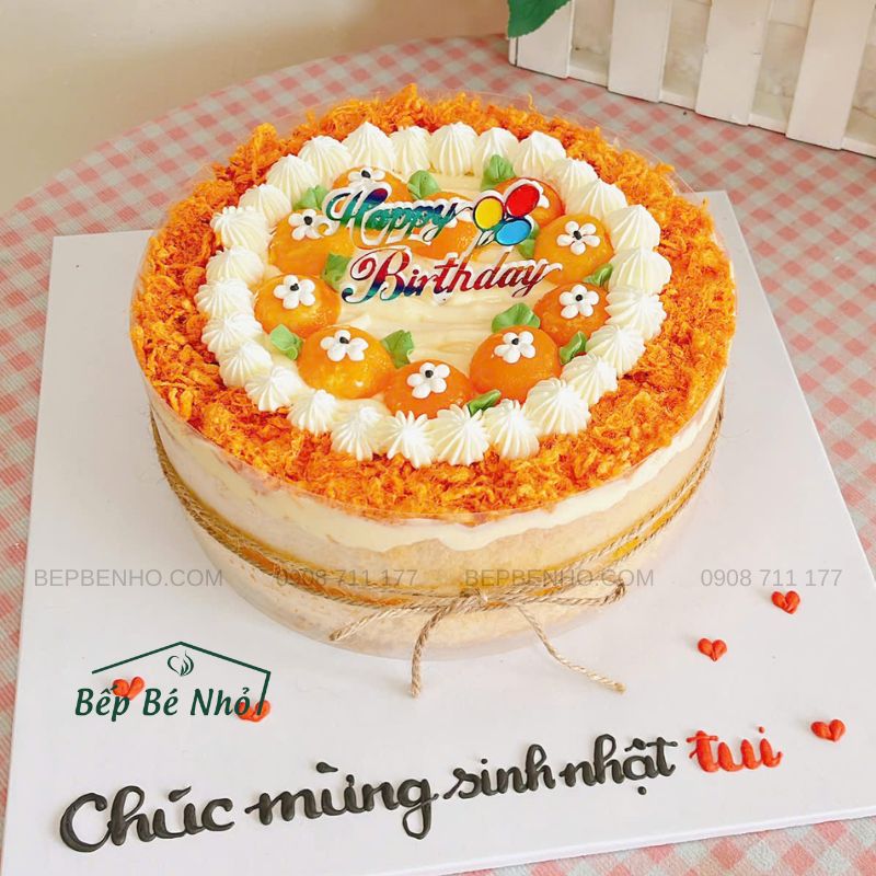 Bánh Sinh Nhật Bông Lan Trứng Muối - Ảnh 9