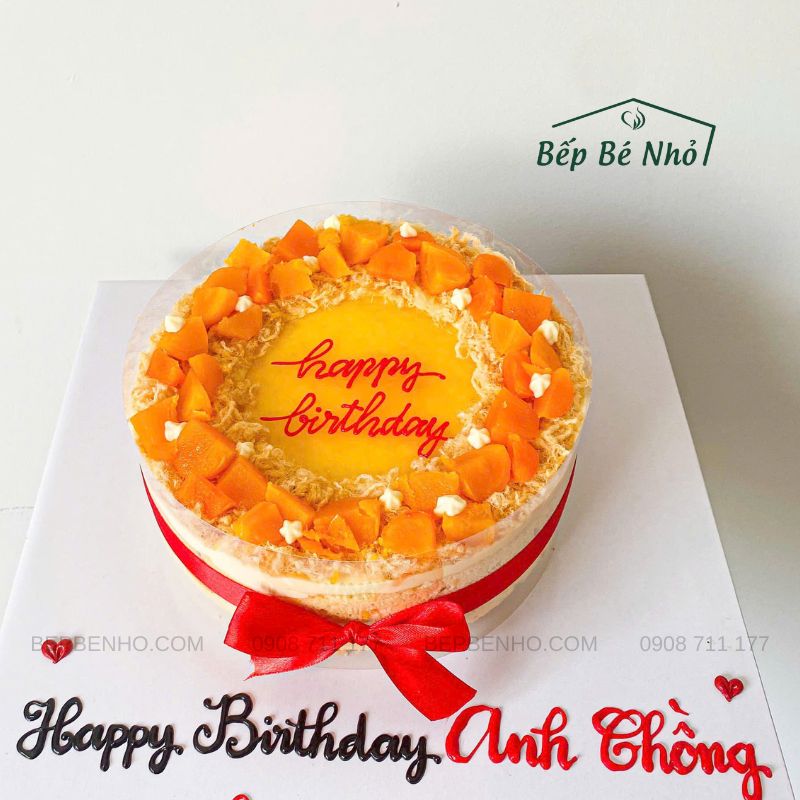 Bánh Sinh Nhật Bông Lan Trứng Muối - Ảnh 8