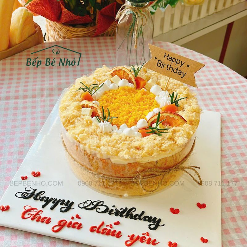 Bánh Sinh Nhật Bông Lan Trứng Muối - Ảnh 4