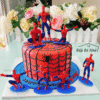 Bánh sinh nhật cho bé trai spider man