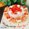 Mẫu bánh sinh nhật bắt hoa kem pastel sang trọng cho mẹ trung niên