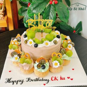 Mẫu bánh kem Bento phong cách tối giản Hàn Quốc