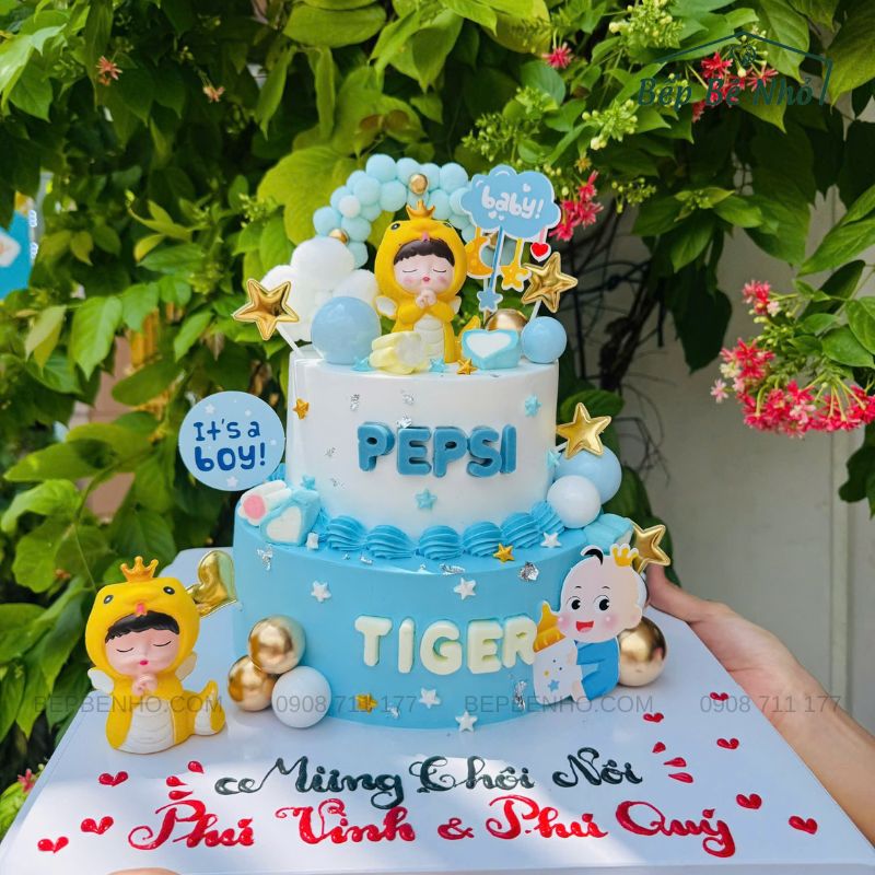 Mẫu Bánh Sinh Nhật Cho Bé Trai Tuổi Rắn