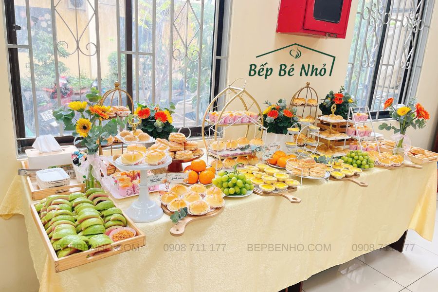 Setup tiệc teabreak tại HCM